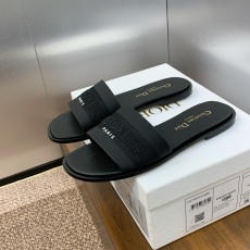 디올 뮬 슬리퍼