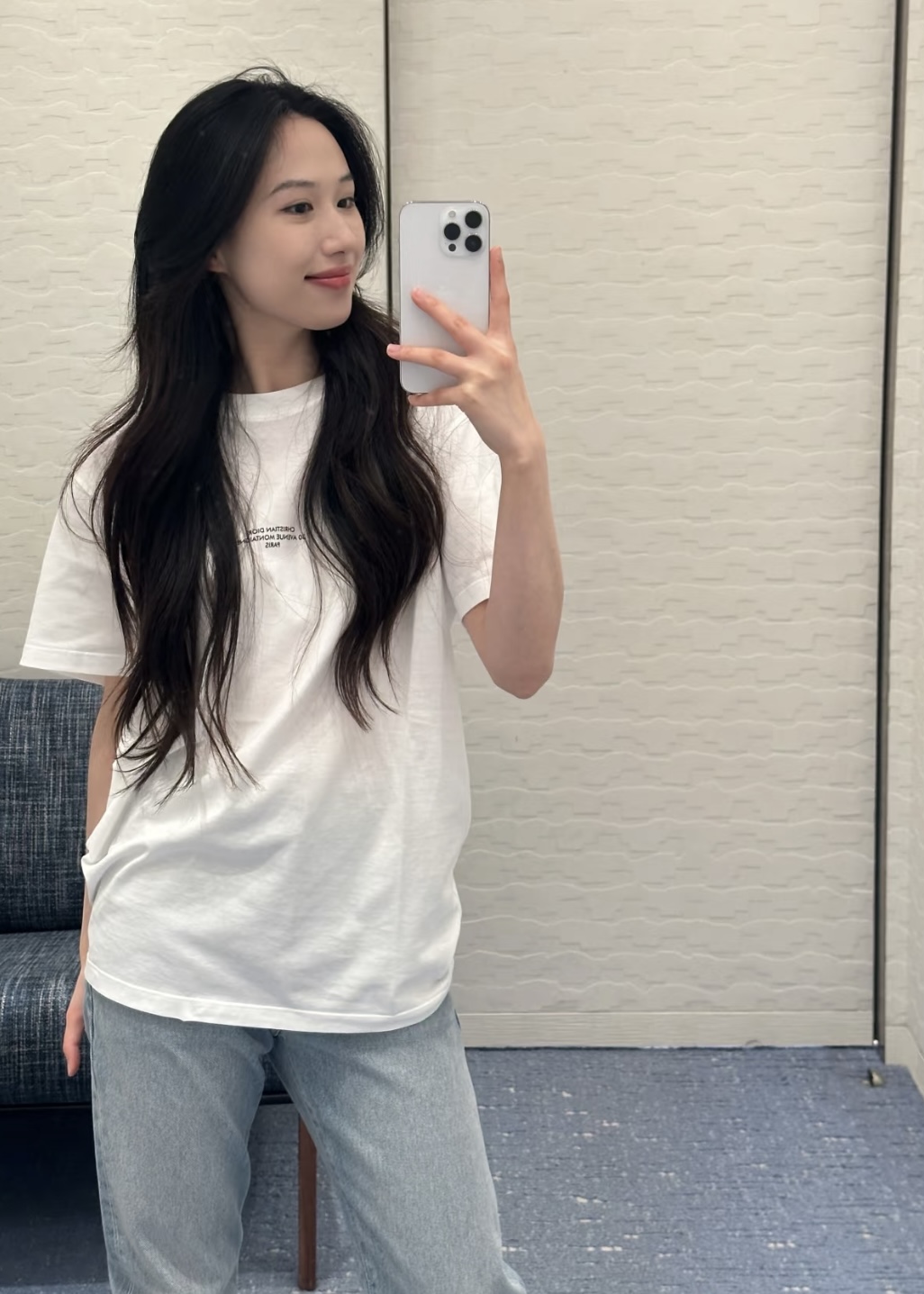 디올 남여공용 반팔티