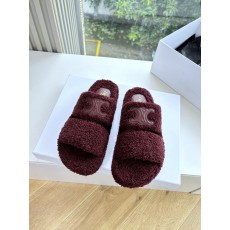 샤**넬 털슬리퍼