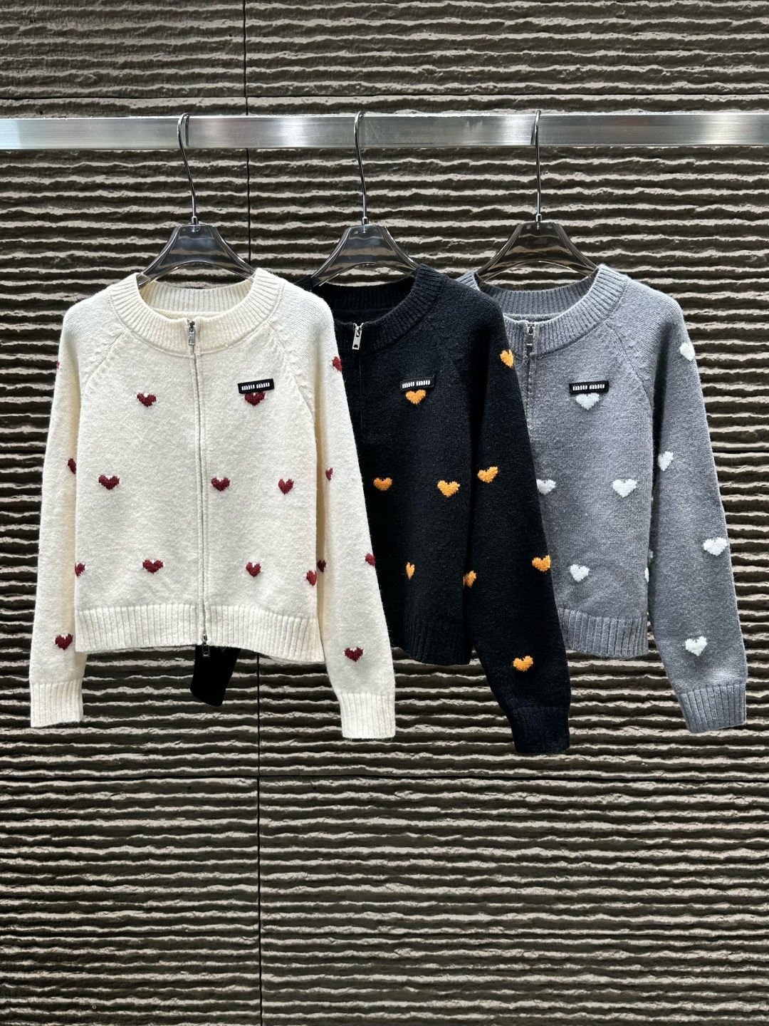 미우미우 니트집업