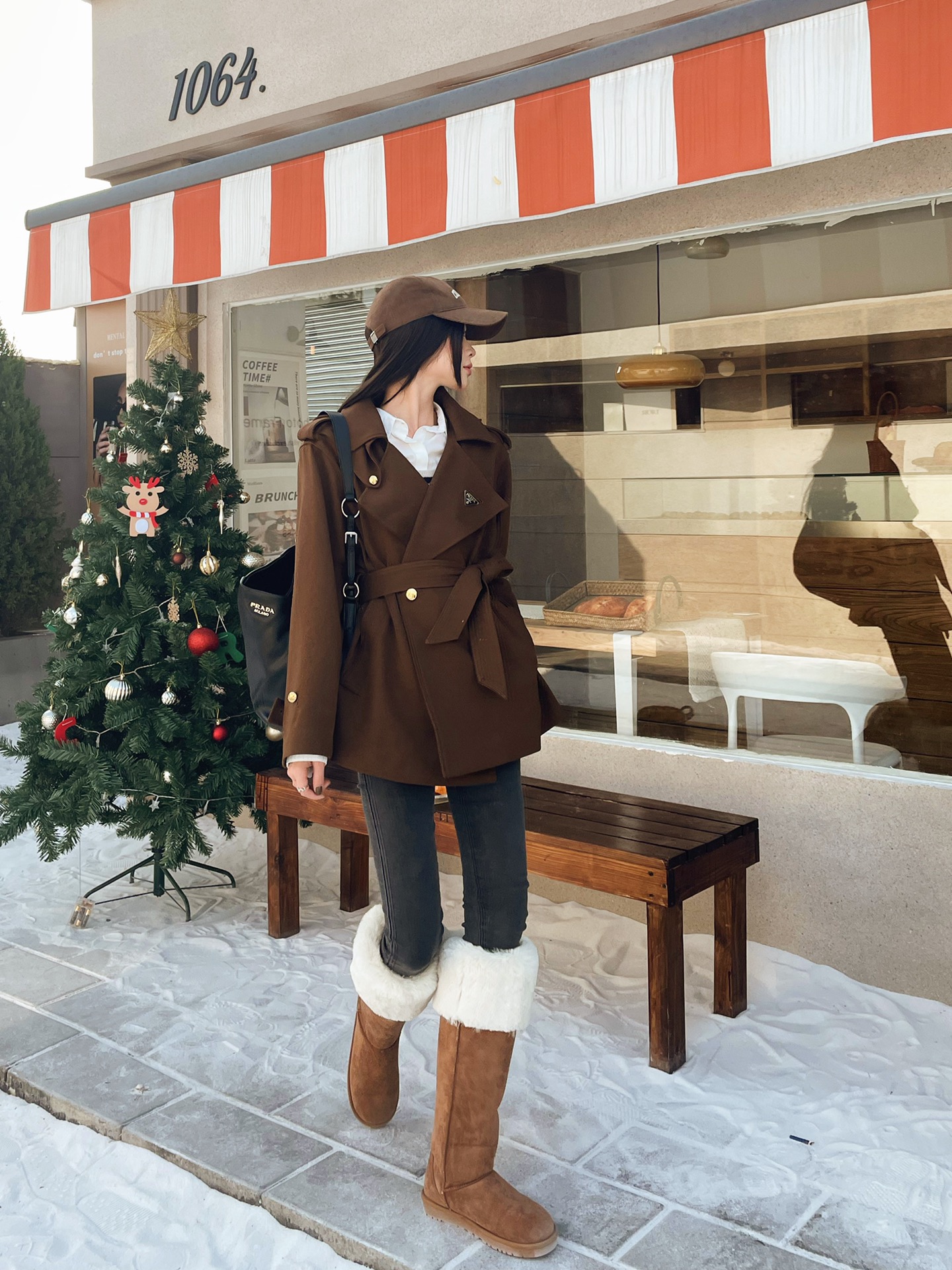 프라다 트렌치코트