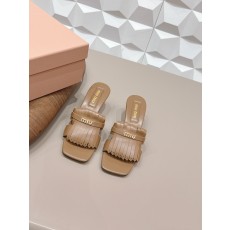 미우미우 뮬 슬리퍼 굽5.5cm